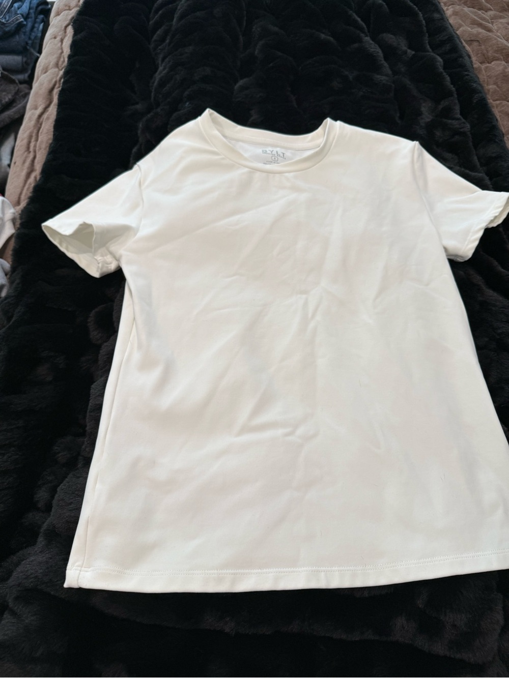 BYLT Basics White Crew Neck Tee